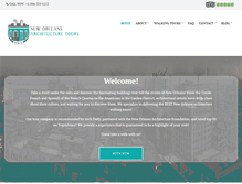 Tablet Screenshot of nolatours.com
